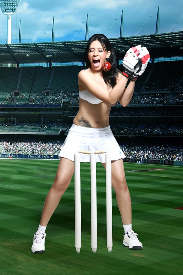 Rozlyn Khans photo shoot for IPL 4 1