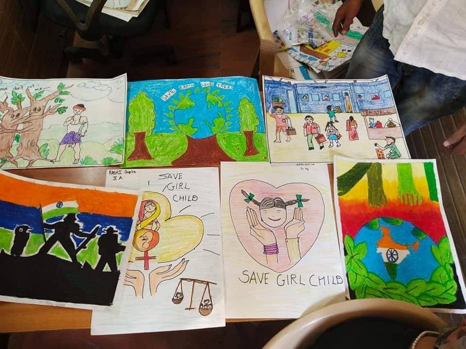 Art Camp Drawings and Paintings